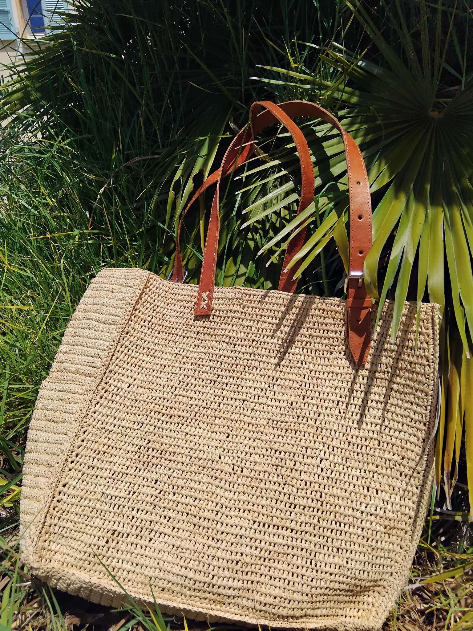 Sac en raphia naturel