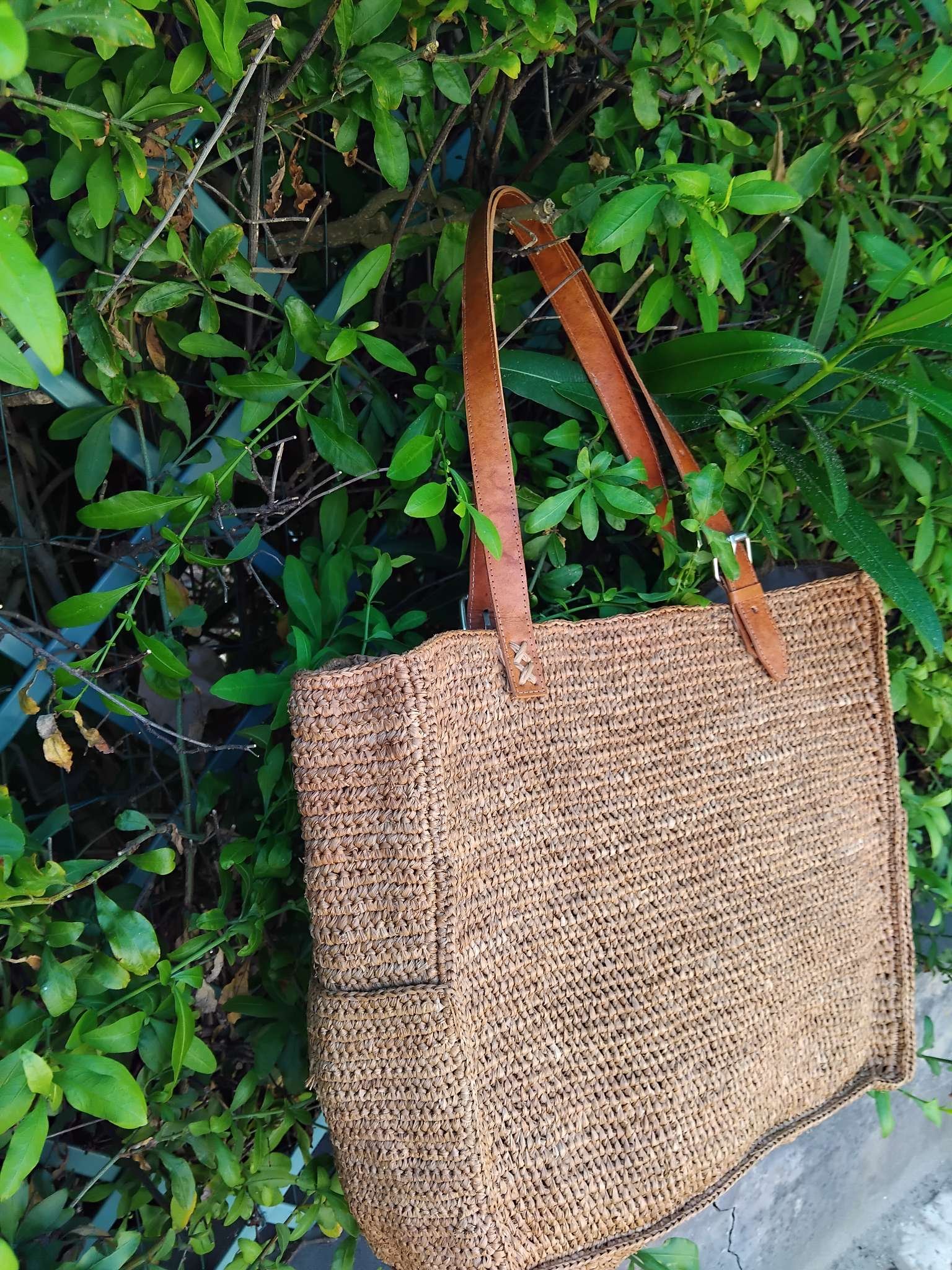 Sac en raphia naturel