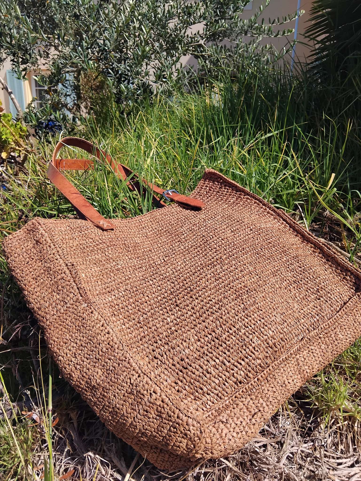 Sac en raphia naturel
