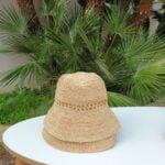 Chapeau en raphia femme