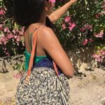 Sac rond en raphia