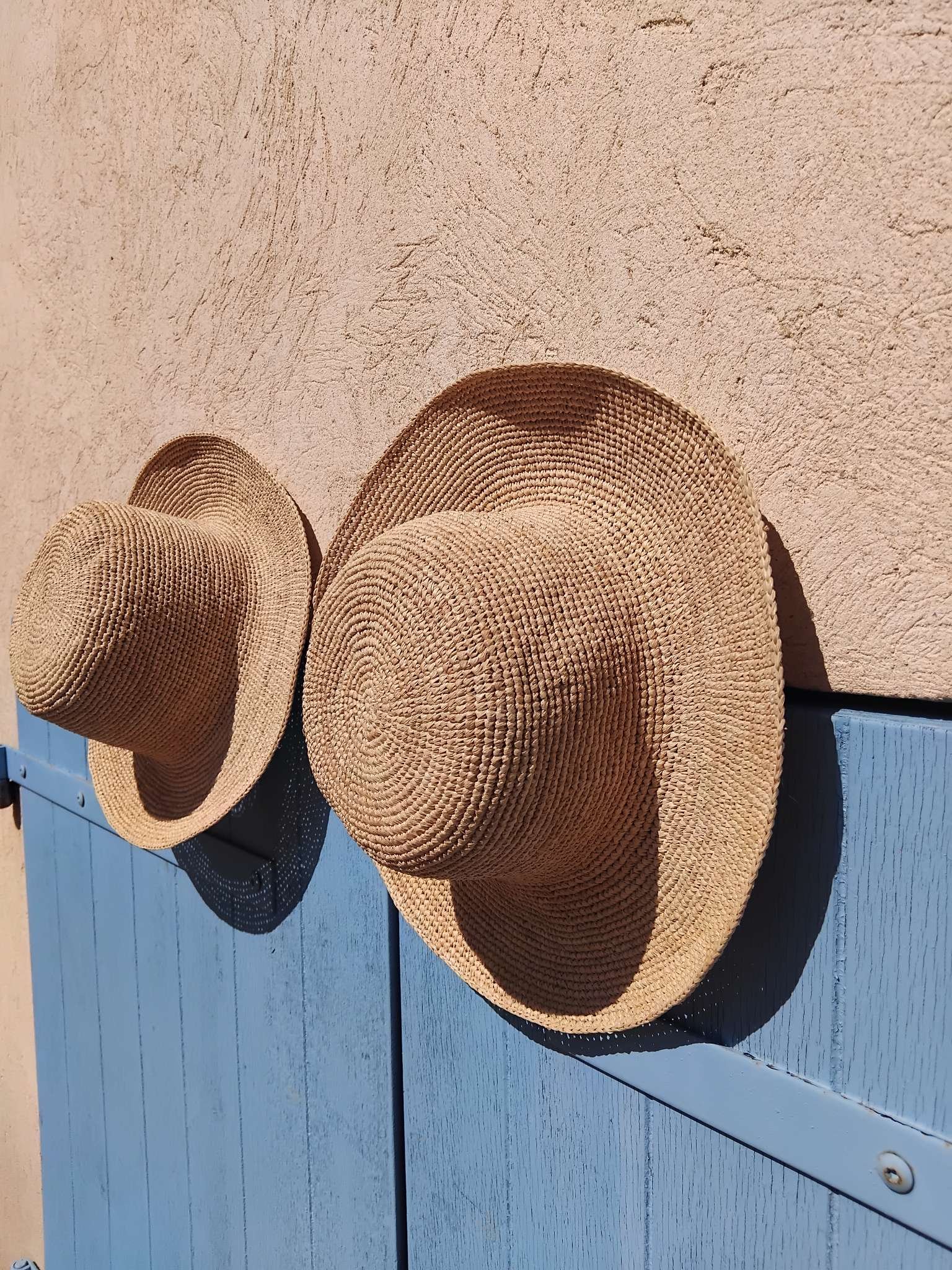 Chapeau en raphia naturel