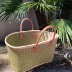 Panier en paille de Madagascar