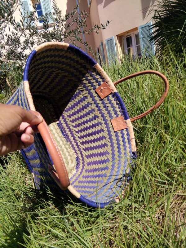 Panier en paille de Madagascar