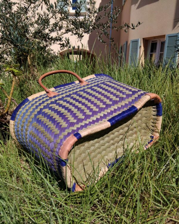 Panier en paille de Madagascar