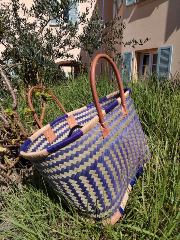 Panier en paille de Madagascar