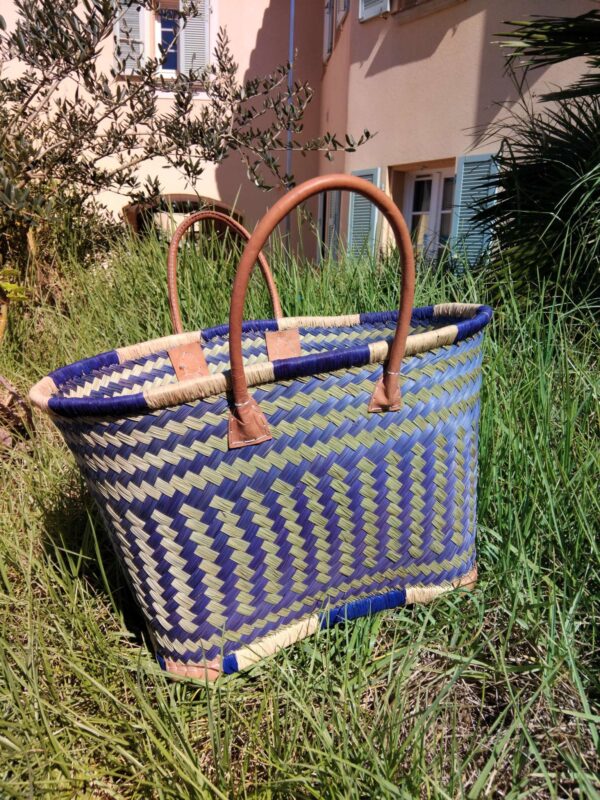 Panier en paille de Madagascar